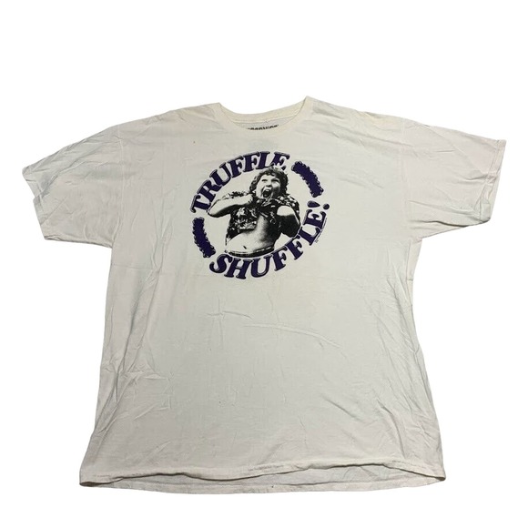 The Goonies Truffle Shuffle Graphic Tee Thrifted Vintage Style Size XL - Picture 1 of 9